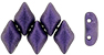 GEMDUO 8 x 5mm (loose) : Metallic Suede - Purple