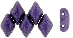 GEMDUO 8 x 5mm (loose) : Metallic Suede - Purple