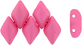 GEMDUO 8 x 5mm (loose) : Saturated Neon Pink