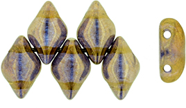 GEMDUO 8 x 5mm (loose) : Bronze - Crystal