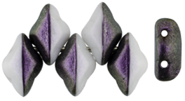 GEMDUO 8 x 5mm (loose) : Polynesian Black Raspberry Cream