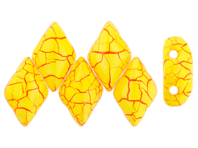 GEMDUO 8 x 5mm (loose) : Colortrends: Ionic Yellow/Red