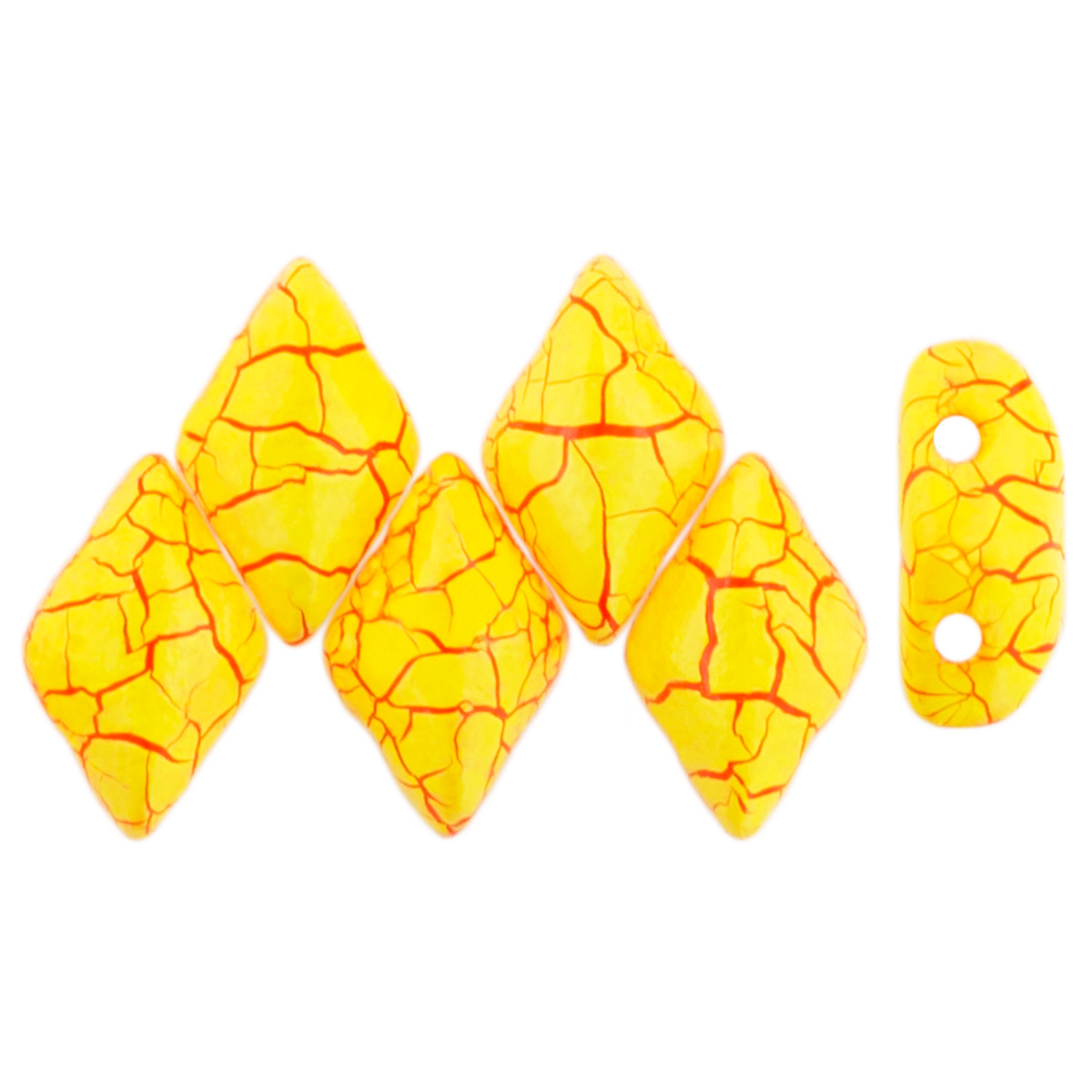 GEMDUO 8 x 5mm (loose) : Colortrends: Ionic Yellow/Red
