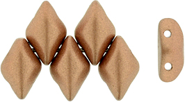 GEMDUO 8 x 5mm (loose) : Matte - Metallic Copper