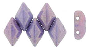 GEMDUO 8 x 5mm (loose) : Luster - Metallic Amethyst Chalk