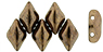 GEMDUO 8 x 5mm (loose) : Dk Bronze