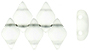 GEMDUO 8 x 5mm (loose) : Matte - Crystal