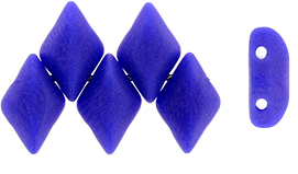 GEMDUO 8 x 5mm (loose) : Matte - Opaque Blue