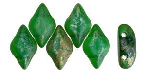 GEMDUO 8 x 5mm (loose) : Matte - Chrysolite - Rembrandt