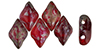 GEMDUO 8 x 5mm (loose) : Matte - Siam Ruby - Rembrandt