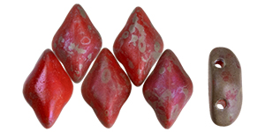 GEMDUO 8 x 5mm (loose) : Matte - Opaque Lt Red - Rembrandt