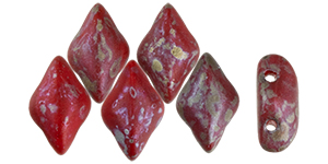 GEMDUO 8 x 5mm (loose) : Matte - Opaque Red - Rembrandt