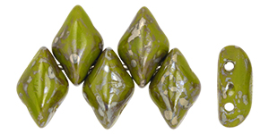 GEMDUO 8 x 5mm (loose) : Opaque Olivine - Rembrandt