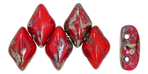 GEMDUO 8 x 5mm (loose) : Opaque Red - Rembrandt