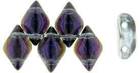 GEMDUO 8 x 5mm (loose) : Backlit - Eggplant