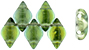 GEMDUO 8 x 5mm (loose) : Backlit - Lime Freeze