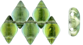 GEMDUO 8 x 5mm (loose) : Backlit - Lime Freeze