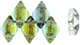 GEMDUO 8 x 5mm (loose) : Backlit - Uranium