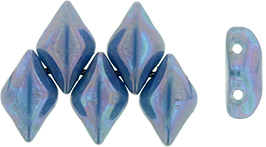GEMDUO 8 x 5mm (loose) : Nebula - Blue Turquoise