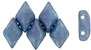 GEMDUO 8 x 5mm (loose) : Matte Nebula - Blue Turquoise