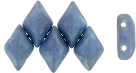 GEMDUO 8 x 5mm (loose) : Matte Nebula - Blue Turquoise