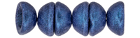 Teacup 4 x 2mm (loose) : Metallic Suede - Blue