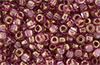 Matubo 3-Cut Seed Bead 6/0 (loose) : Luster - Pink