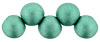 Top Hole Round 6mm (loose) : Color Trends: Satin Metallic Teal