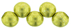 Top Hole Round 6mm (loose) : ColorTrends: Saturated Metallic Primrose Yellow