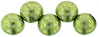 Top Hole Round 6mm (loose) : ColorTrends: Saturated Metallic Greenery