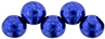 Top Hole Round 6mm (loose) : ColorTrends: Saturated Metallic Lapis Blue