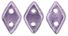 CzechMates Diamond Bead 6.5 x 4mm (loose) : ColorTrends: Saturated Metallic Ballet Slipper