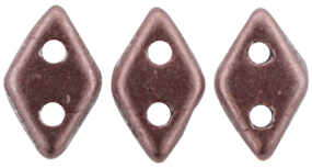 CzechMates Diamond Bead 6.5 x 4mm (loose) : ColorTrends: Saturated Metallic Butterum