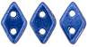 CzechMates Diamond Bead 4x6.5mm (loose) : ColorTrends: Saturated Metallic Navy Peony