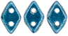 CzechMates Diamond Bead 4x6.5mm (loose) : ColorTrends: Saturated Metallic Shaded Spruce