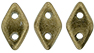 CzechMates Diamond Bead 4x6.5mm (loose) : ColorTrends: Saturated Metallic Emperador