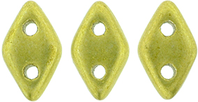 CzechMates Diamond Bead 6.5 x 4mm (loose) : ColorTrends: Saturated Metallic Meadowlark