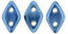 CzechMates Diamond Bead 6.5 x 4mm (loose) : ColorTrends: Saturated Metallic Little Boy Blue