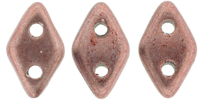 CzechMates Diamond Bead 6.5 x 4mm (loose) : ColorTrends: Saturated Metallic Blooming Dahlia