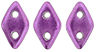 CzechMates Diamond Bead 6.5 x 4mm (loose) : ColorTrends: Saturated Metallic Spring Crocus