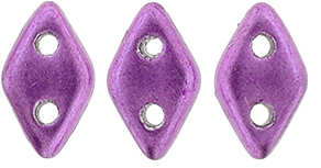 CzechMates Diamond Bead 6.5 x 4mm (loose) : ColorTrends: Saturated Metallic Spring Crocus