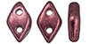 CzechMates Diamond 4x6.5mm (loose) : ColorTrends: Saturated Metallic Red Pear