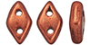 CzechMates Diamond 4x6.5mm (loose) : ColorTrends: Saturated Metallic Valiant Poppy