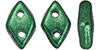 CzechMates Diamond 4x6.5mm (loose) : ColorTrends: Saturated Metallic Martini Olive