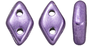 CzechMates Diamond 6.5 x 4mm (loose)  : ColorTrends: Saturated Metallic Crocus Petal
