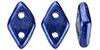 CzechMates Diamond 6.5 x 4mm (loose) : ColorTrends: Saturated Metallic Evening Blue