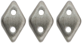 CzechMates Diamond 6.5 x 4mm (loose) : ColorTrends: Saturated Metallic Frost Gray