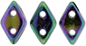 CzechMates Diamond Bead 4x6.5mm (loose) : Iris - Purple