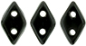 CzechMates Diamond Bead 4x6.5mm (loose) : Jet