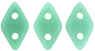CzechMates Diamond Bead 4x6.5mm (loose) : Opaque Turquoise